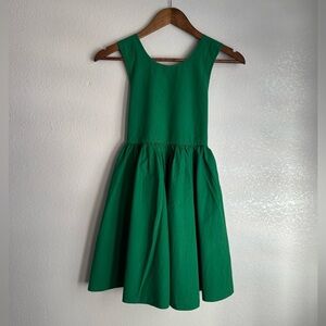 COS Vibrant Green Kids Dress Size 6-8y
